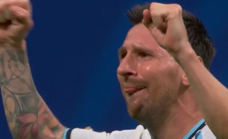 VIDEO: Messi in tears after Argentina Round of 16 victory