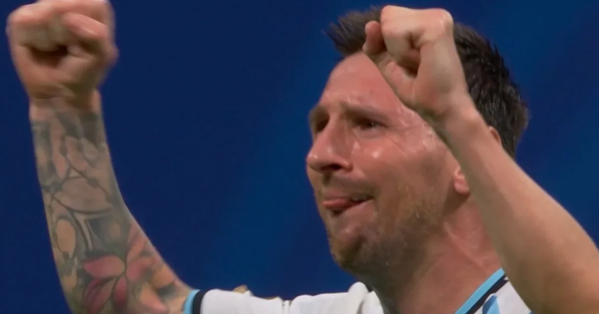VIDEO: Messi in tears after Argentina Round of 16 victory