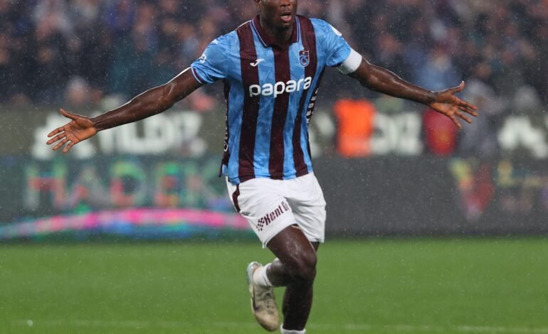 UECL: Onuachu Ruled Out Of  Trabzonspor’s Clash Against Hearts
