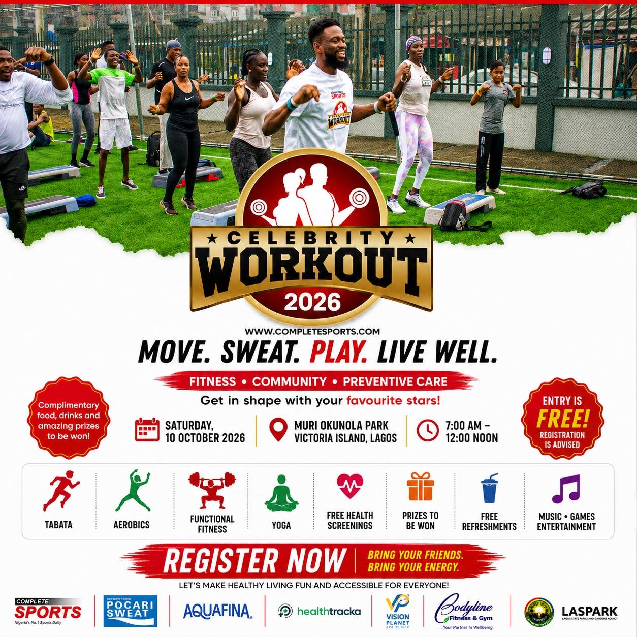 Highlight Of Complete Sports Celebrity Workout 4.0 Experience