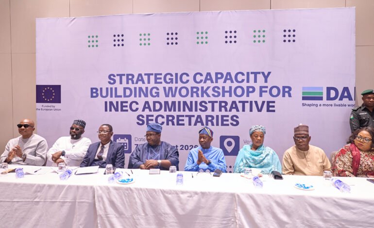 EU supports INEC administrative capacity ahead of 2027 elections